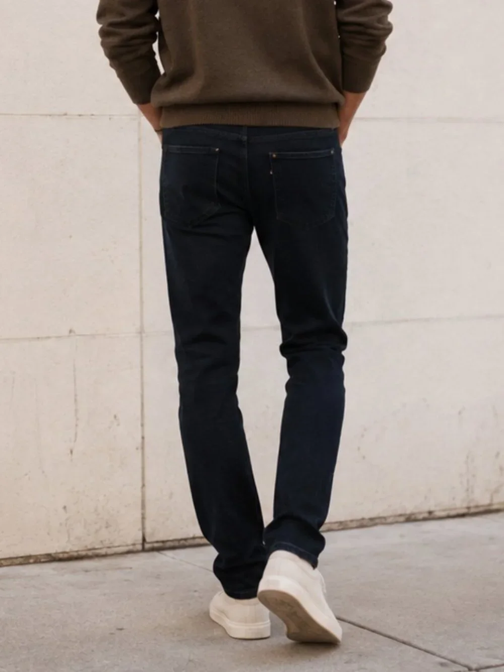 7 For All Mankind Slimmy Jeans Men's Dark indigo wash Stretch Denim | Size 32